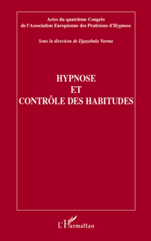 ebook cover of Hypnose et contrôle des habitudes, by Collectif