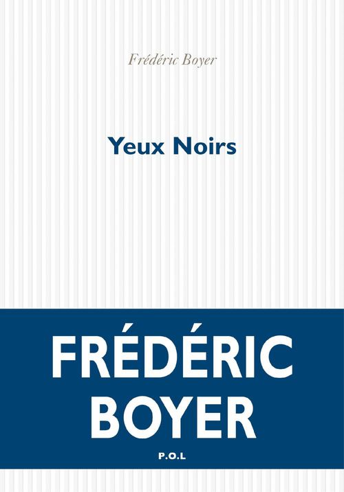 Couverture ebook de Yeux Noirs, de Frédéric Boyer