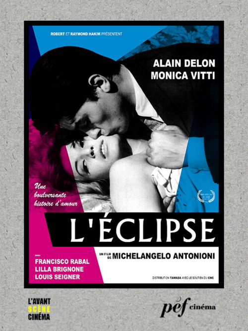 ebook cover of L'Éclipse - Scénario du film, by Michelangelo Antonioni