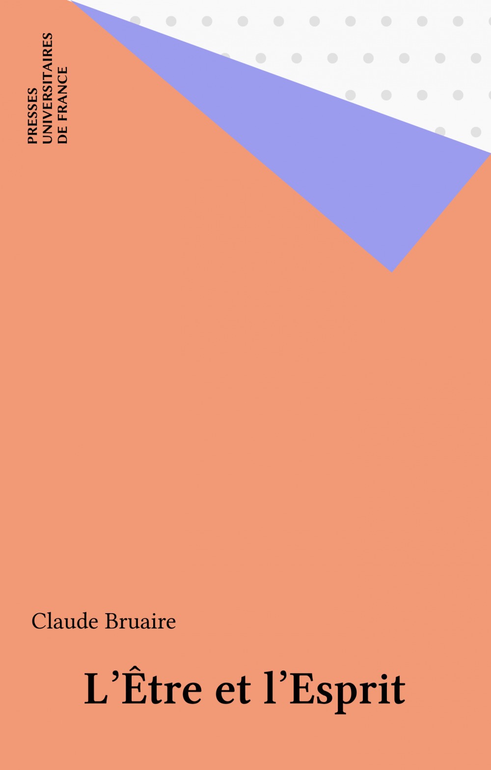 ebook cover of L'Être et l'Esprit, by Claude Bruaire