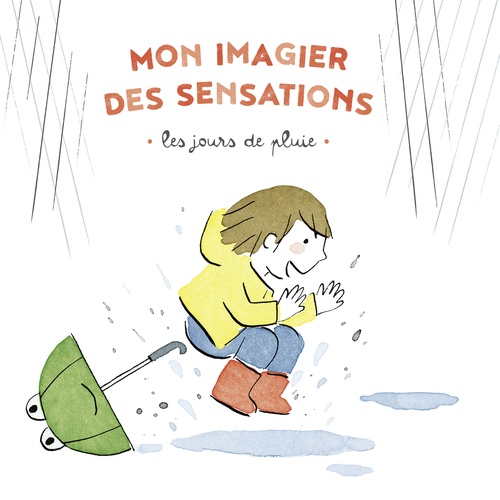 ebook cover of Mon imagier des sensations - Les jours de pluie, by Virginie Le pape, Maud Legrand