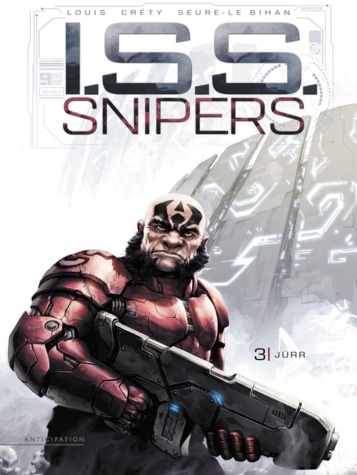 Couverture ebook de I.S.S. Snipers T03 - Jürr, de Stéphane Louis
