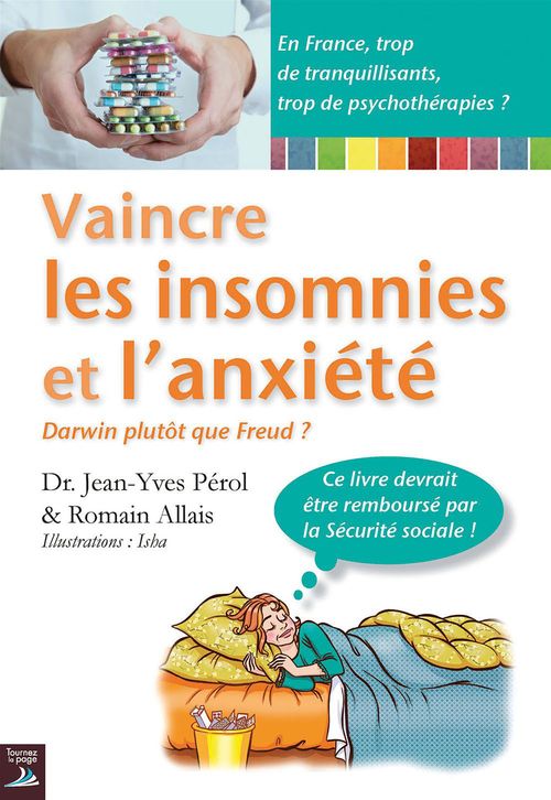 Couverture ebook de Vaincre les insomnies et l'anxiété, de Romain Allais, Isha, Jean-yves Pérol
