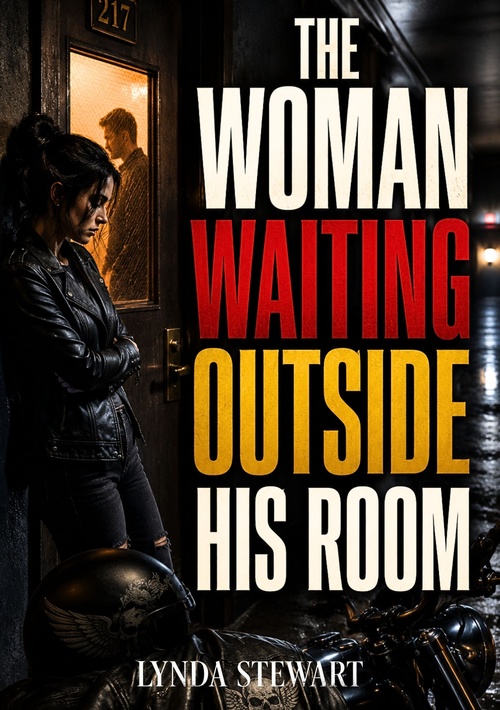 Couverture ebook de The Woman Waiting Outside His Room, de Lynda Stewart