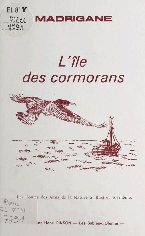 ebook cover of L'Île des cormorans, by Madrigane