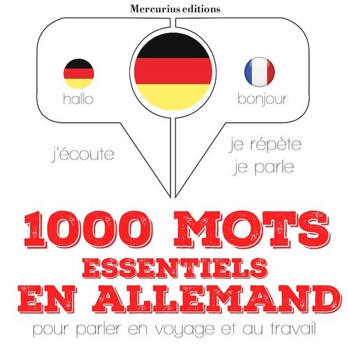 audiobook cover of 1000 mots essentiels en allemand, by JM Gardner