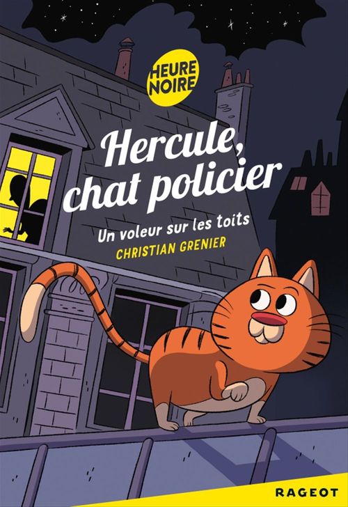 Couverture ebook de Hercule chat policier : Un voleur sur les toits, de Christian Grenier