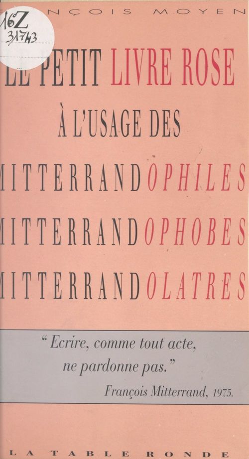 Couverture ebook de Le petit livre rose, de Francois Moyen