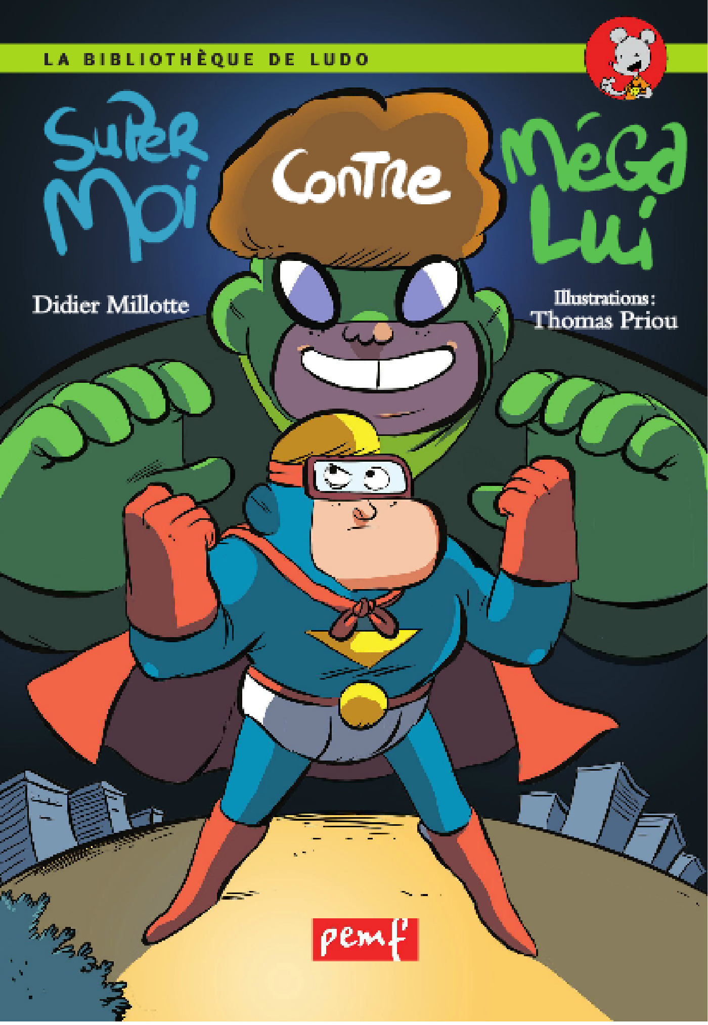 Couverture ebook de SuperMoi conte MégaLui, de Véronique Cauchy