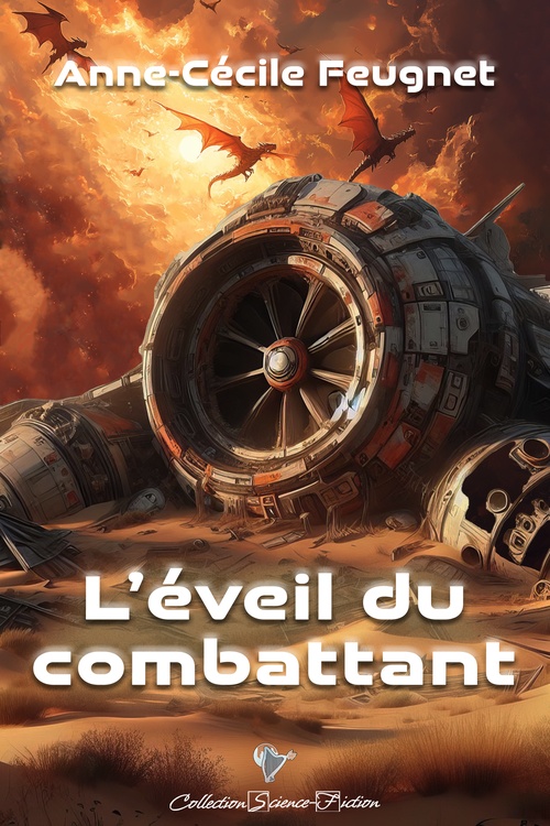 Couverture ebook de L'éveil du combattant, de Anne-Cécile Feugnet