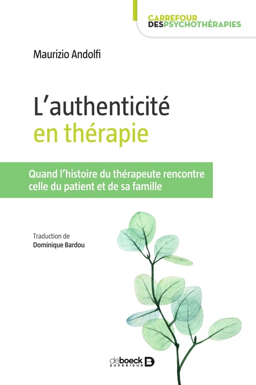 ebook cover of L'authenticité en thérapie, by Maurizio Andolfi