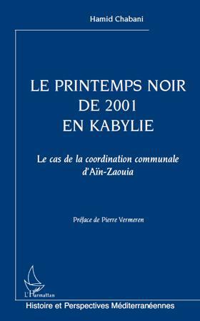 Couverture ebook de Le printemps noir de 2001 en Kabylie, de Hamid Chabani