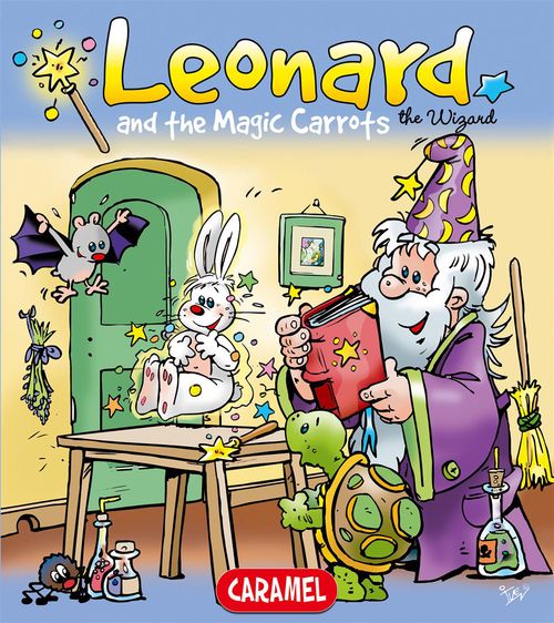 ebook cover of Leonard and the Magical Carrot, by Jans Ivens, Leonard The Wizard