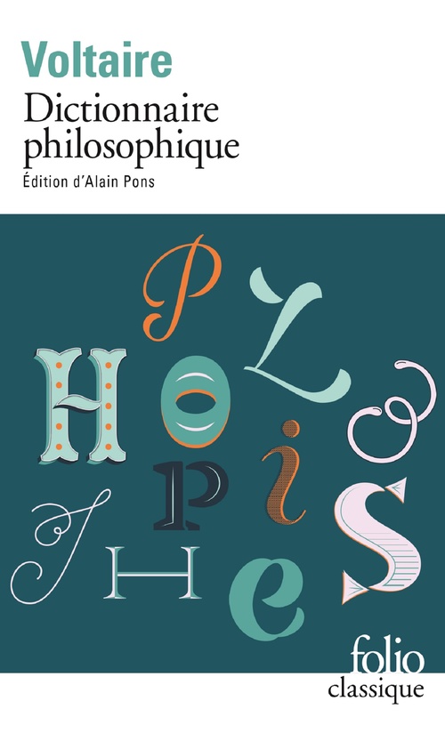 Couverture ebook de Dictionnaire philosophique, de Voltaire