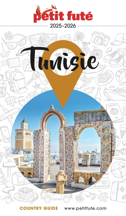Couverture ebook de TUNISIE 2025/2026 Petit Futé, de Collectif petit futé
