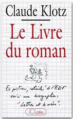 Couverture ebook de Le livre du roman, de Claude Klotz