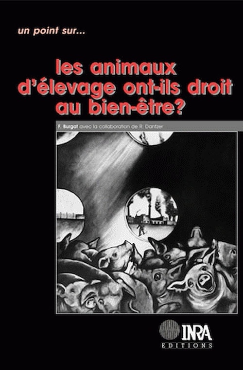 Couverture ebook de Les animaux d'élevage ont-ils droit au bien-être ?, de Florence Burgat