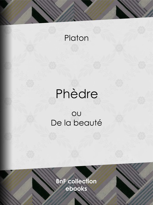 Couverture ebook de Phèdre, de Platon