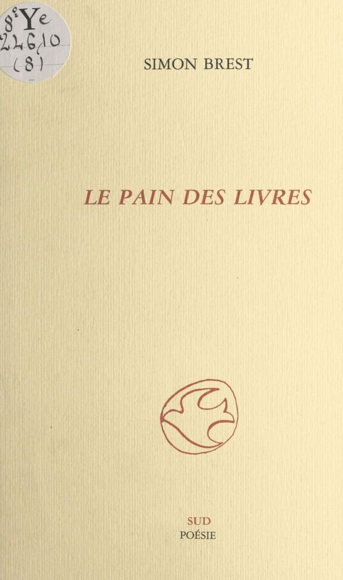 Couverture ebook de Le pain des livres, de Simon Brest