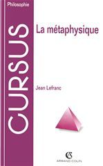 Couverture ebook de La métaphysique, de Lefranc