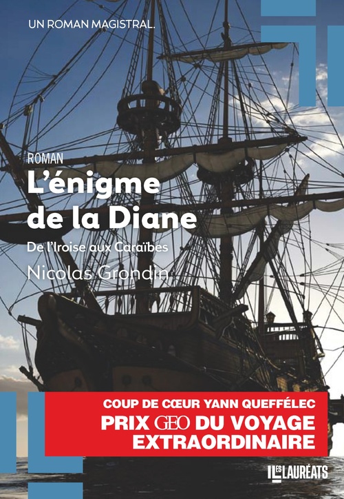Couverture ebook de L'enigme de la diane - De l'iroise aux caraïbes, de Nicolas Grondin
