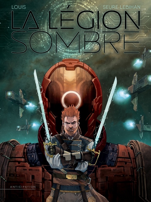 Couverture ebook de La Légion sombre, de Stéphane Louis
