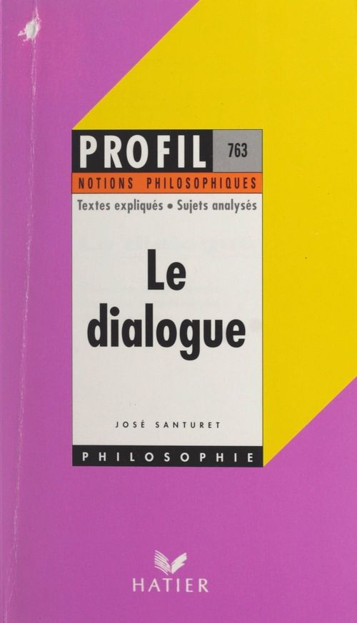 ebook cover of Le dialogue, by Jose Santuret