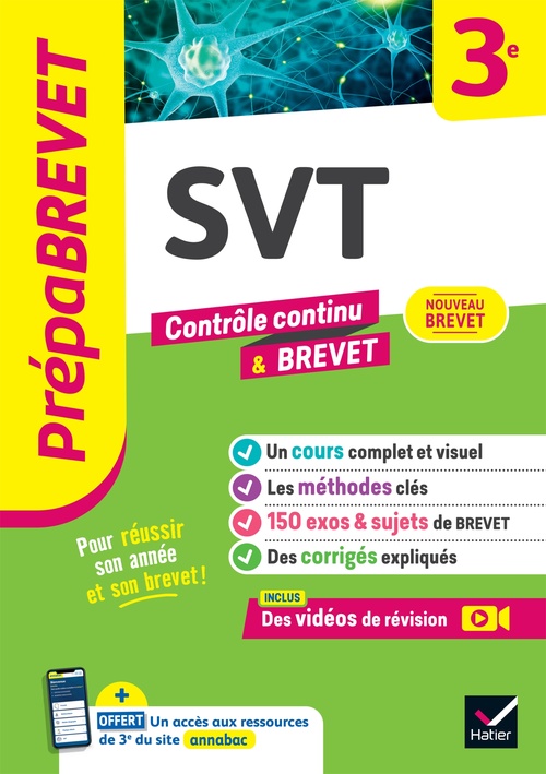 ebook cover of Prépabrevet - SVT 3e - Brevet 2027, by Fabien Madoz-Bonnot