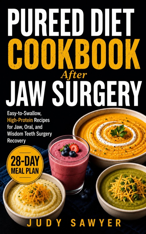 ebook cover of Pureed Diet Cookbook After Jaw Surgery, by Judy Sawyer