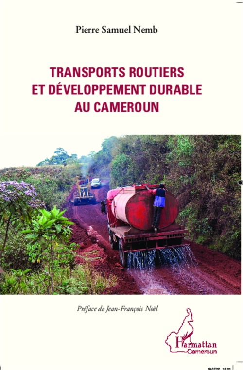 Couverture ebook de Transports routiers et développement durable au Cameroun, de Pierre-samuel Nemb