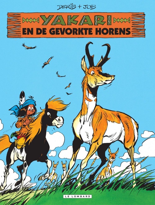 Couverture ebook de Yakari en de gevorkte hoorns, de Derib, Job