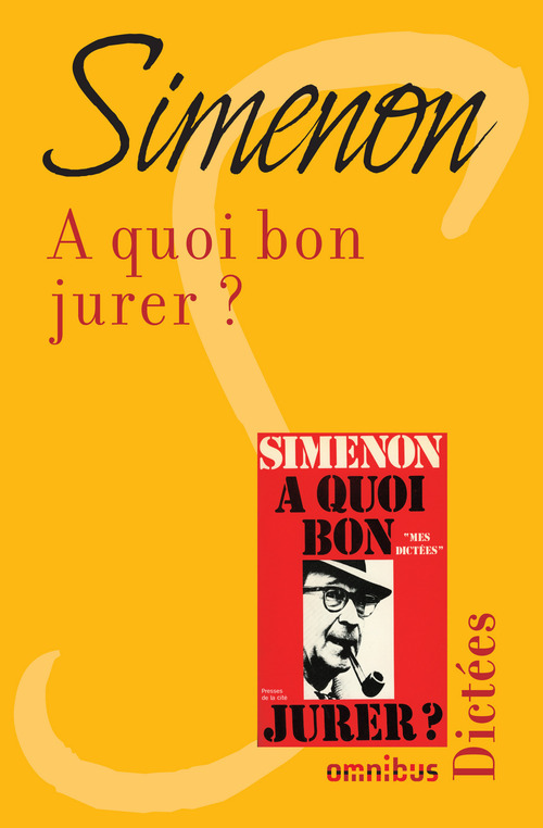 ebook cover of A quoi bon jurer ?, by Georges Simenon