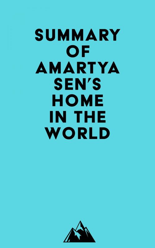 ebook cover of Summary of Amartya Sen's Home in the World, by Everest Media
