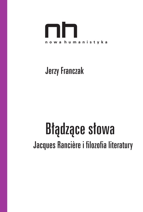 ebook cover of Bladzace slowa, by Jerzy Franczak