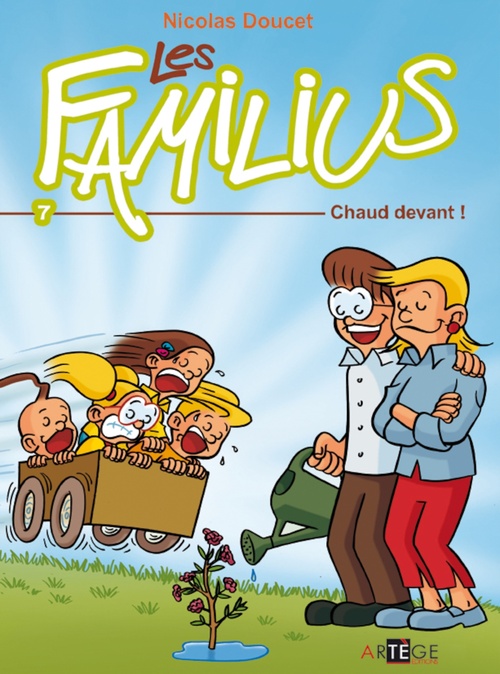 Couverture ebook de Les Familius, Chaud devant !, de Nicolas Doucet