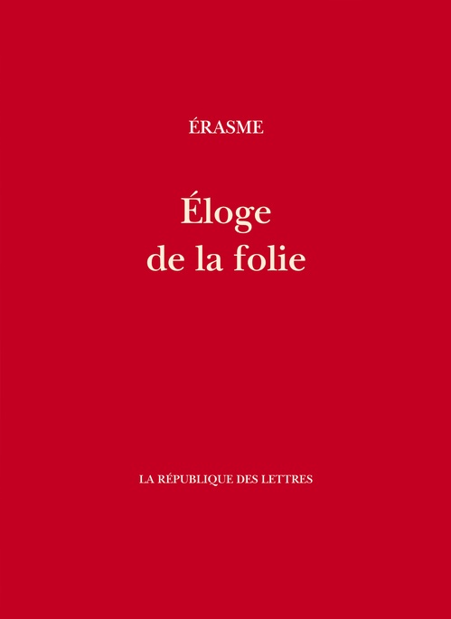 Couverture ebook de Éloge de la folie, de Erasme