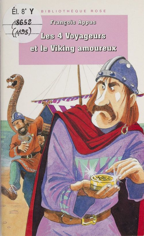 Couverture ebook de Les 4 voyageurs et le viking amoureux, de François Appas