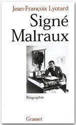 Couverture ebook de Signé Malraux, de Jean-François Lyotard