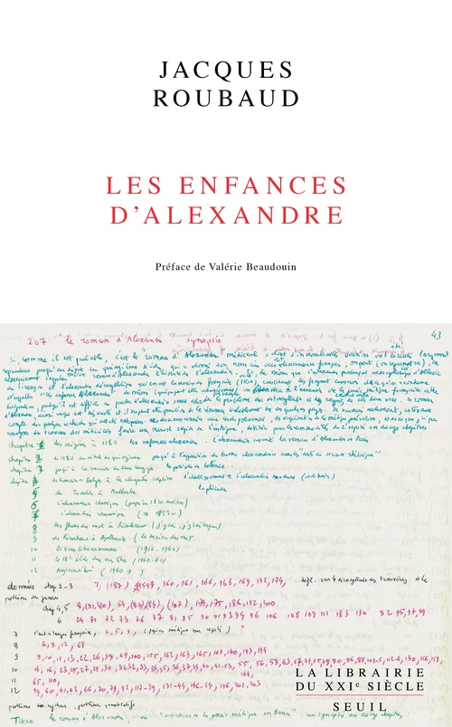 Couverture ebook de Les Enfances d'Alexandre, de Jacques Roubaud