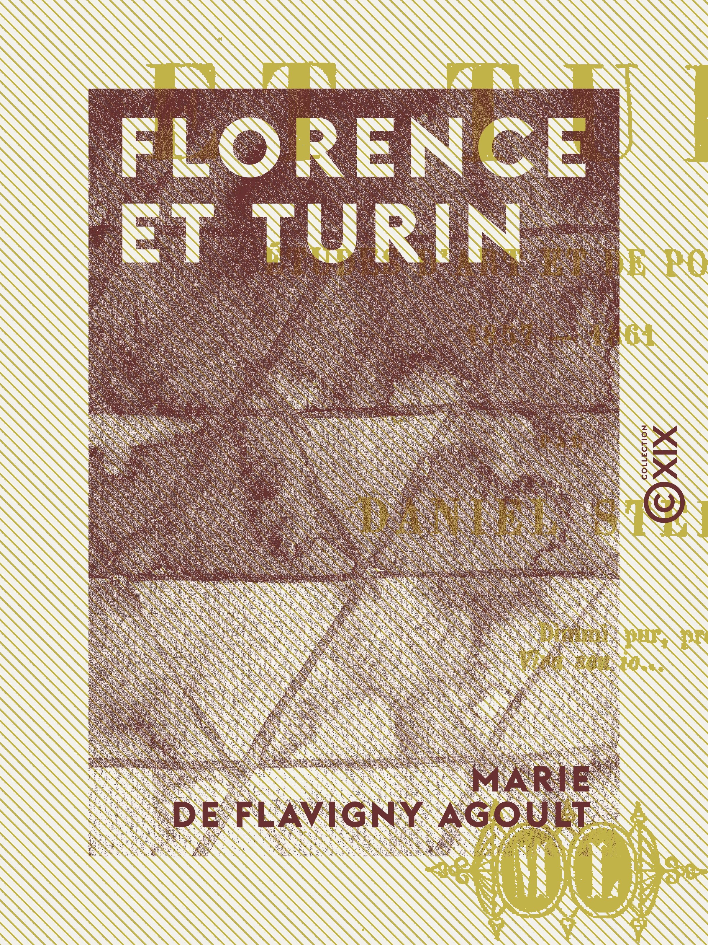 ebook cover of Florence et Turin, by Marie De Flavigny Agoult