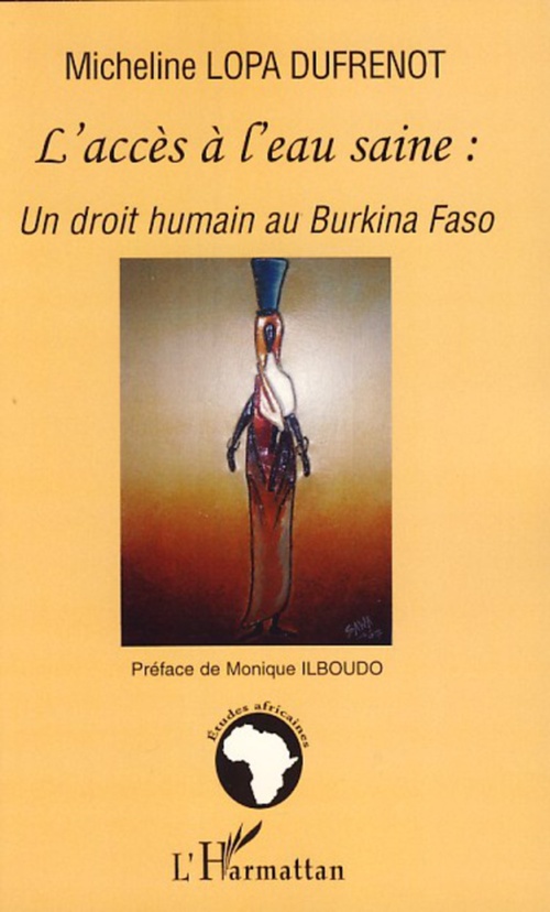 ebook cover of L'accès à l'eau saine: un droit humain au Burkina Faso, by Micheline Lopa dufrenot