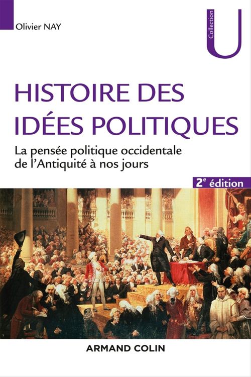 Couverture ebook de Histoire des idées politiques - 2e éd., de Olivier Nay