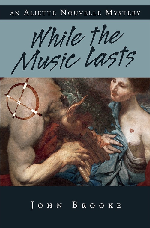 ebook cover of While the Music Lasts, by John Brooke