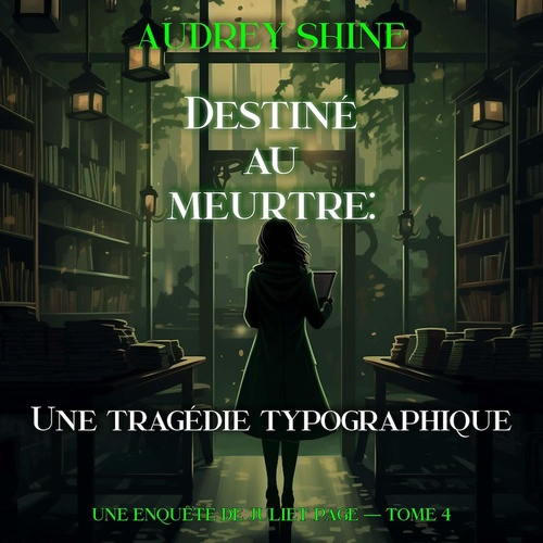 audiobook cover of Destiné au meurtre : Une tragédie typographique (Une enquête de Juliet Page - tome 4), by Audrey Shine