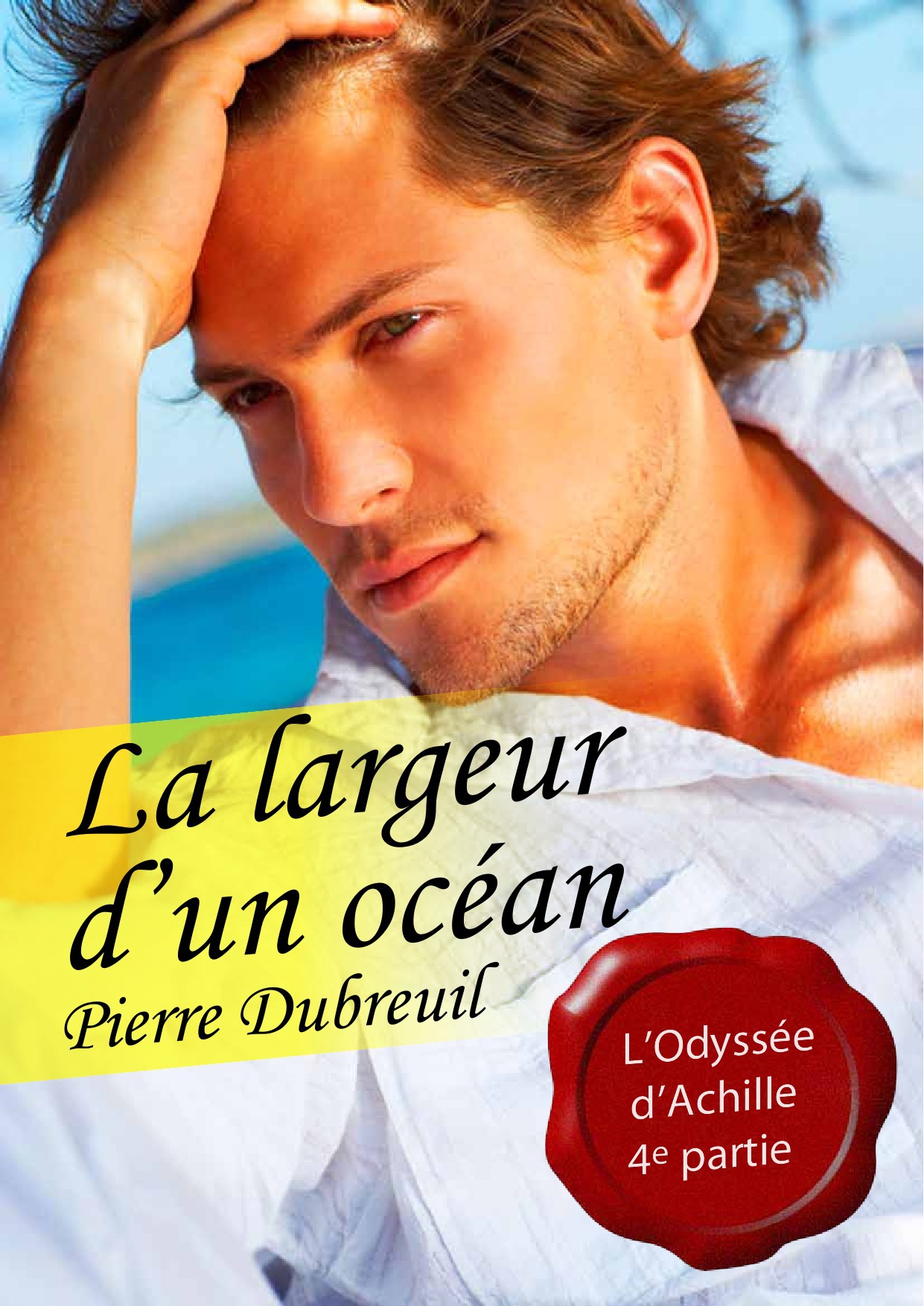 Couverture ebook de La largeur d'un océan (pulp gay), de Pierre Dubreuil
