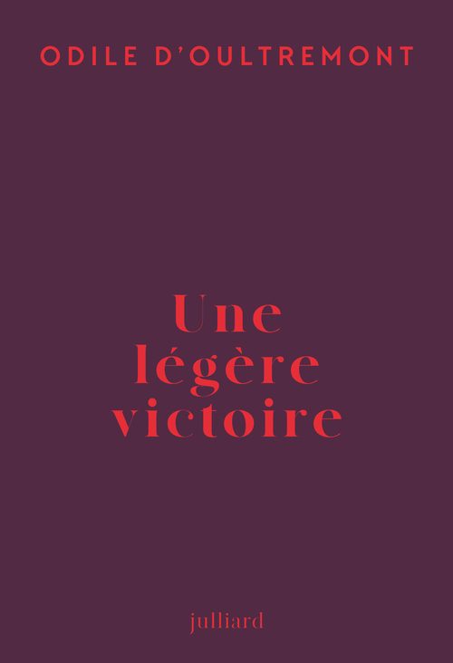 ebook cover of Une légère victoire, by Odile d' Oultremont