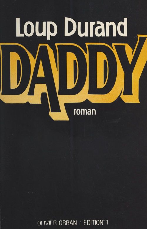ebook cover of Daddy, by Loup Durand