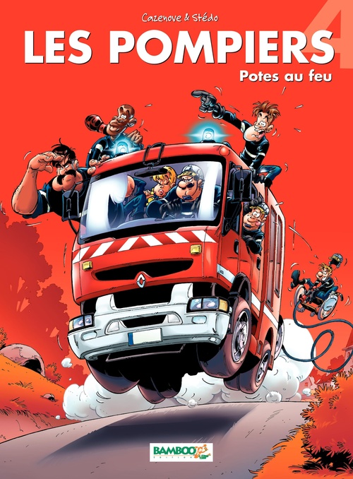 ebook cover of Les Pompiers - Tome 4, by Christophe Cazenove, Stédo