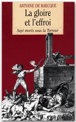 Couverture ebook de La gloire et l'effroi, de Antoine de Baecque