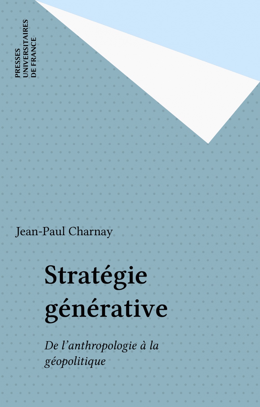 Couverture ebook de Stratégie générative, de Jean-paul Charnay